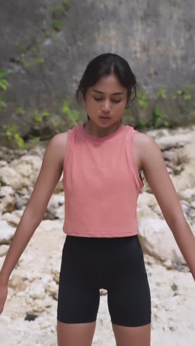 Wild Child Crop (Coral)