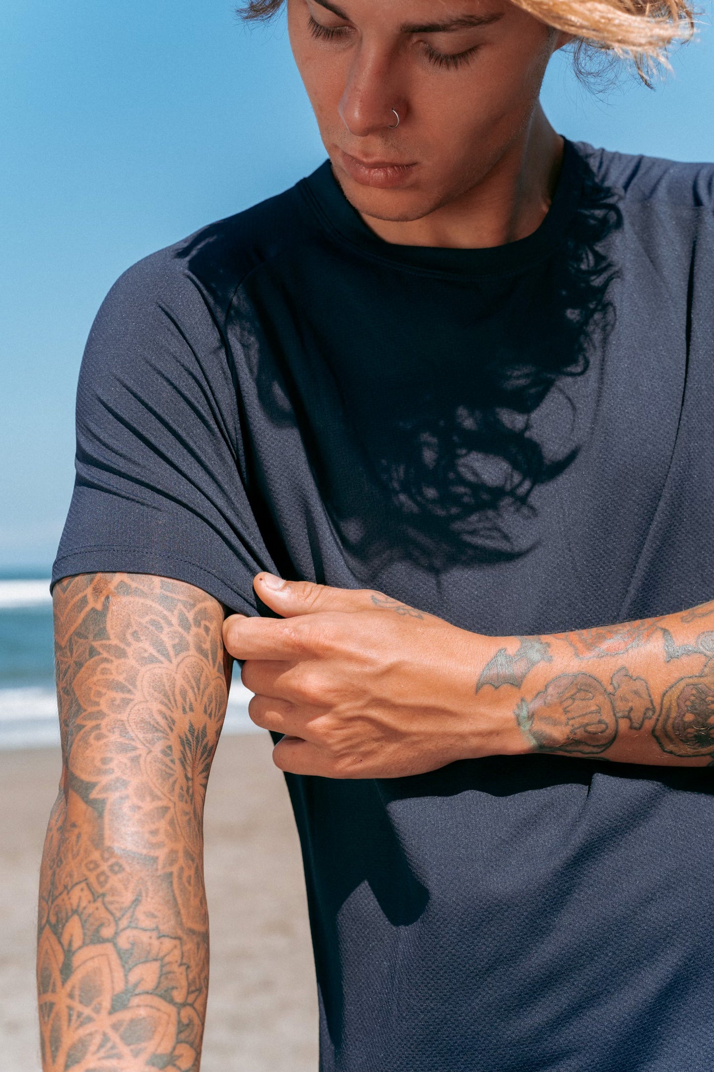 Surpass Limits Tee (Azure)