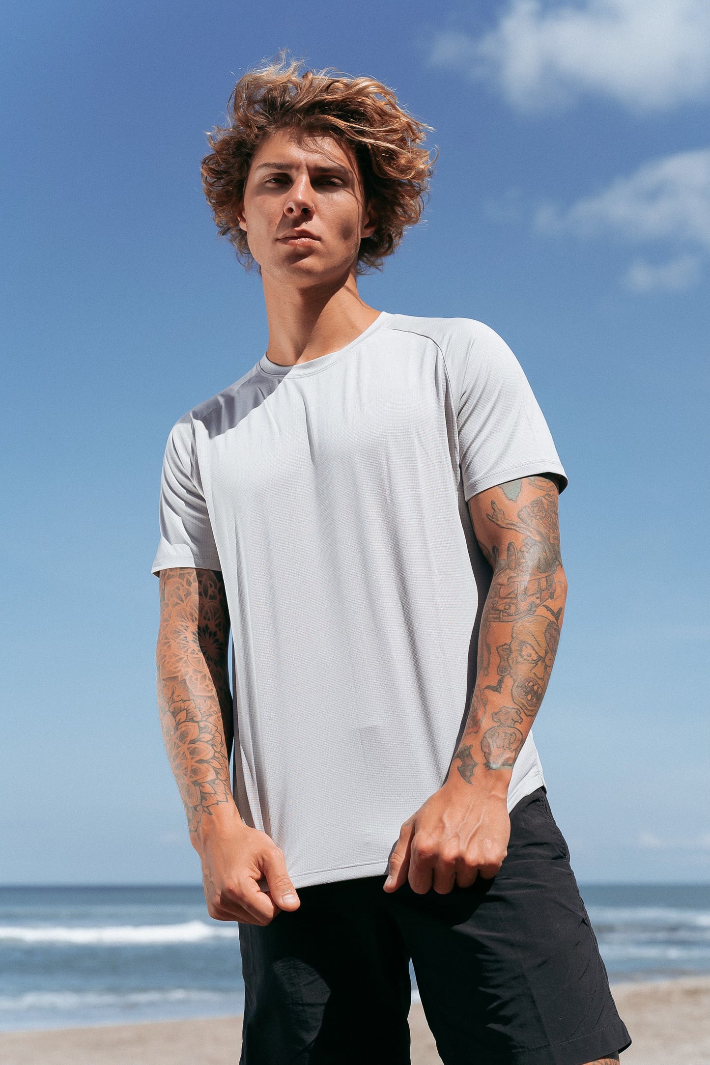 Surpass Limits Tee (Breeze)