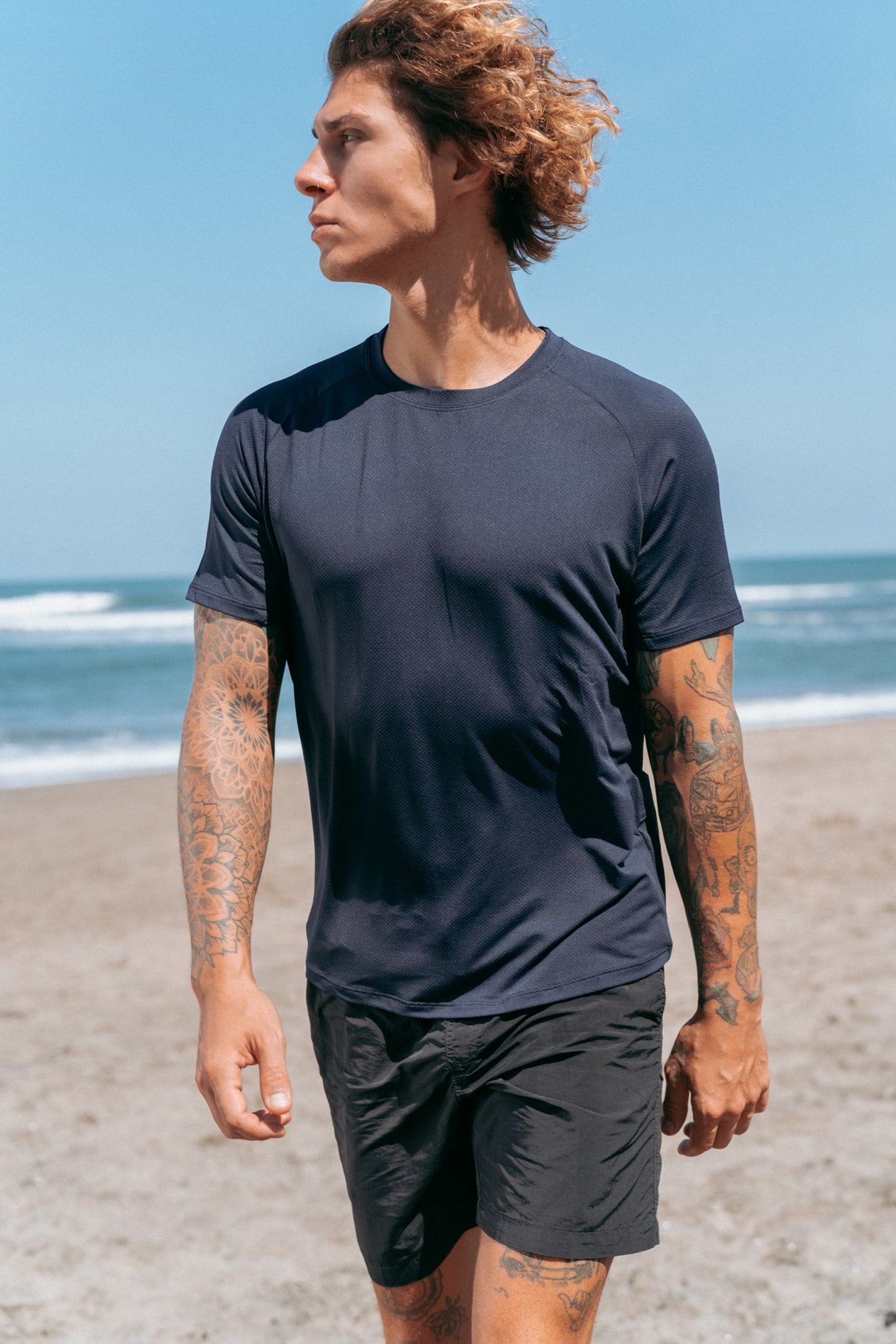 Surpass Limits Tee (Azure)