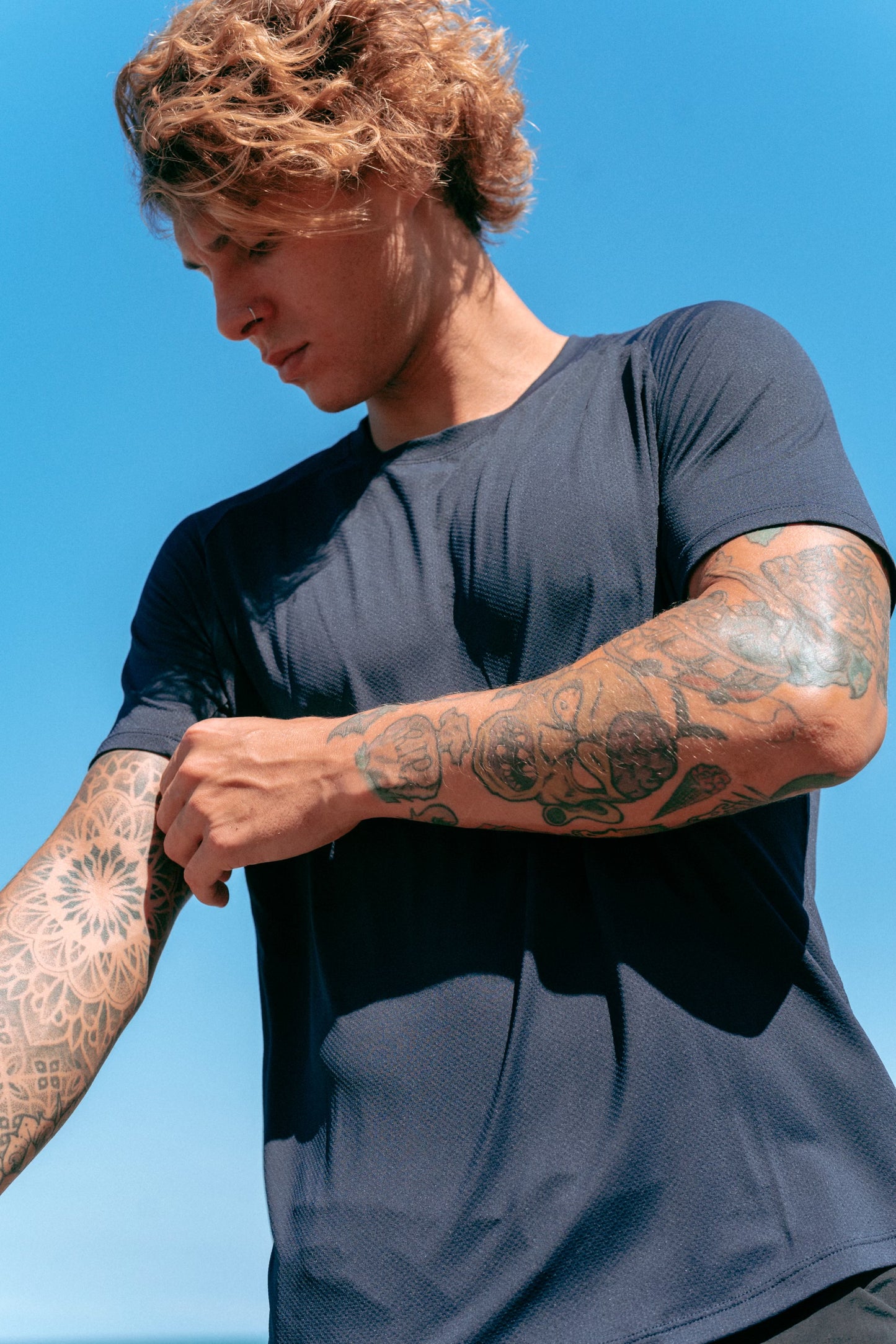 Surpass Limits Tee (Azure)