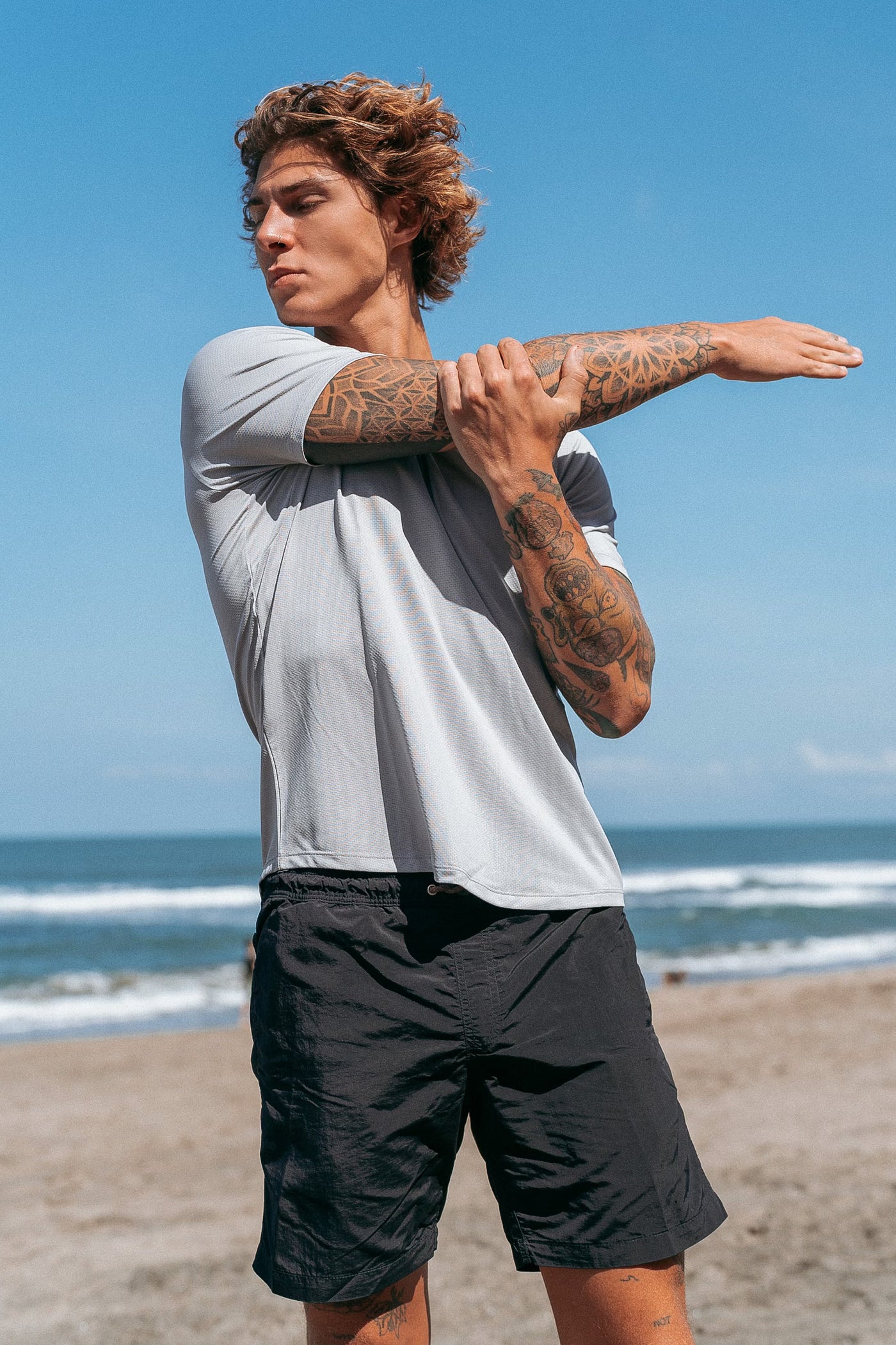Surpass Limits Tee (Breeze)